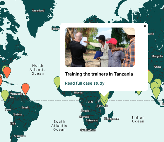 Training the trainers in Tanzania